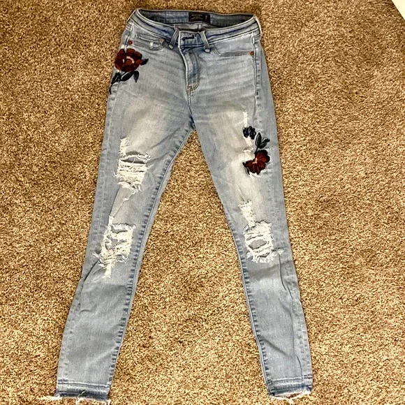Harper super deals skinny jeans abercrombie